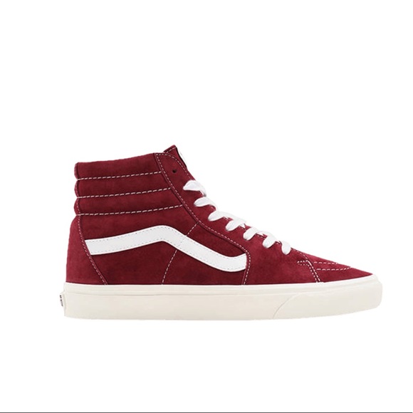 Vans Sk8-Hi Pig Suede Pomegranate / Snow White WMNS - Picture 2 of 16